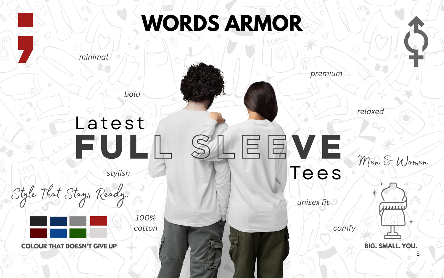 Solid Full Sleeve T-Shirts | Unisex