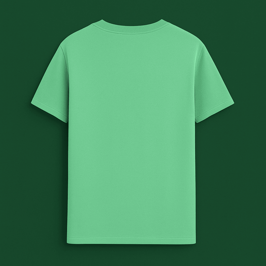 Green t-shirt on a dark green background wordsarmor