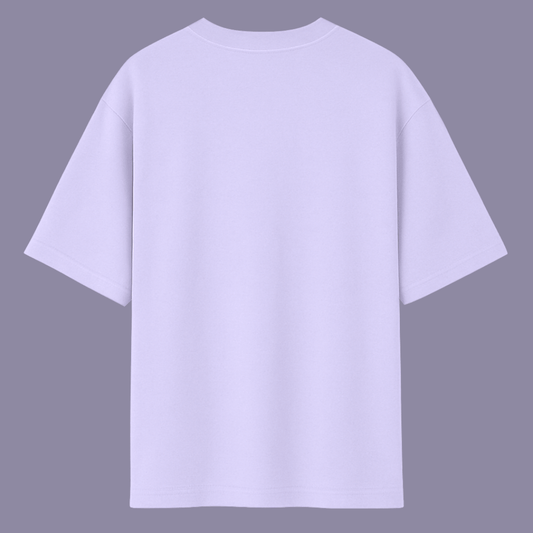 Plain lavender t-shirt on a gray background wordsarmor