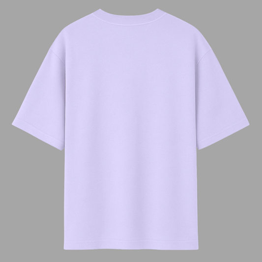 Light purple lavender t-shirt on a gray background wordsarmor