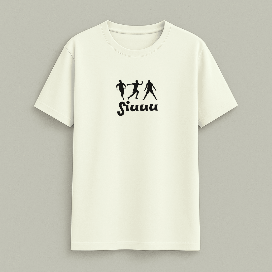 Ronaldo Siuuu classic t-shirt by Words Armor premium cotton for men and women