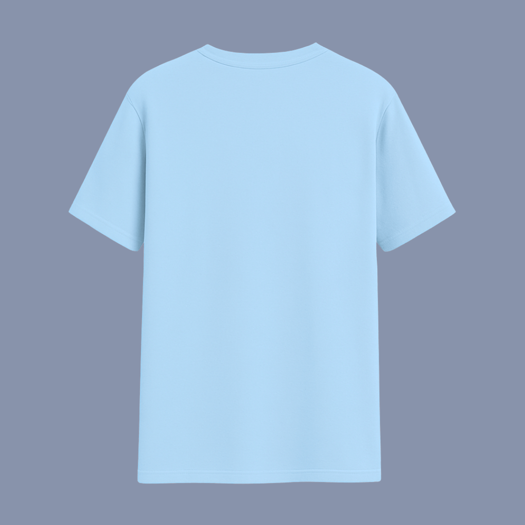 Adventure Half Sleeve T-Shirt Light Blue for Men and Women – Words Armor