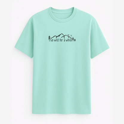 Adventure Half Sleeve T-Shirt Mint for Men and Women – Words Armor