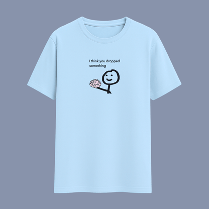 Meme Sarcasm classic half sleeve solid unisex t-shirt in off white by Words Armor, 100% premium cotton, XS to 5XL