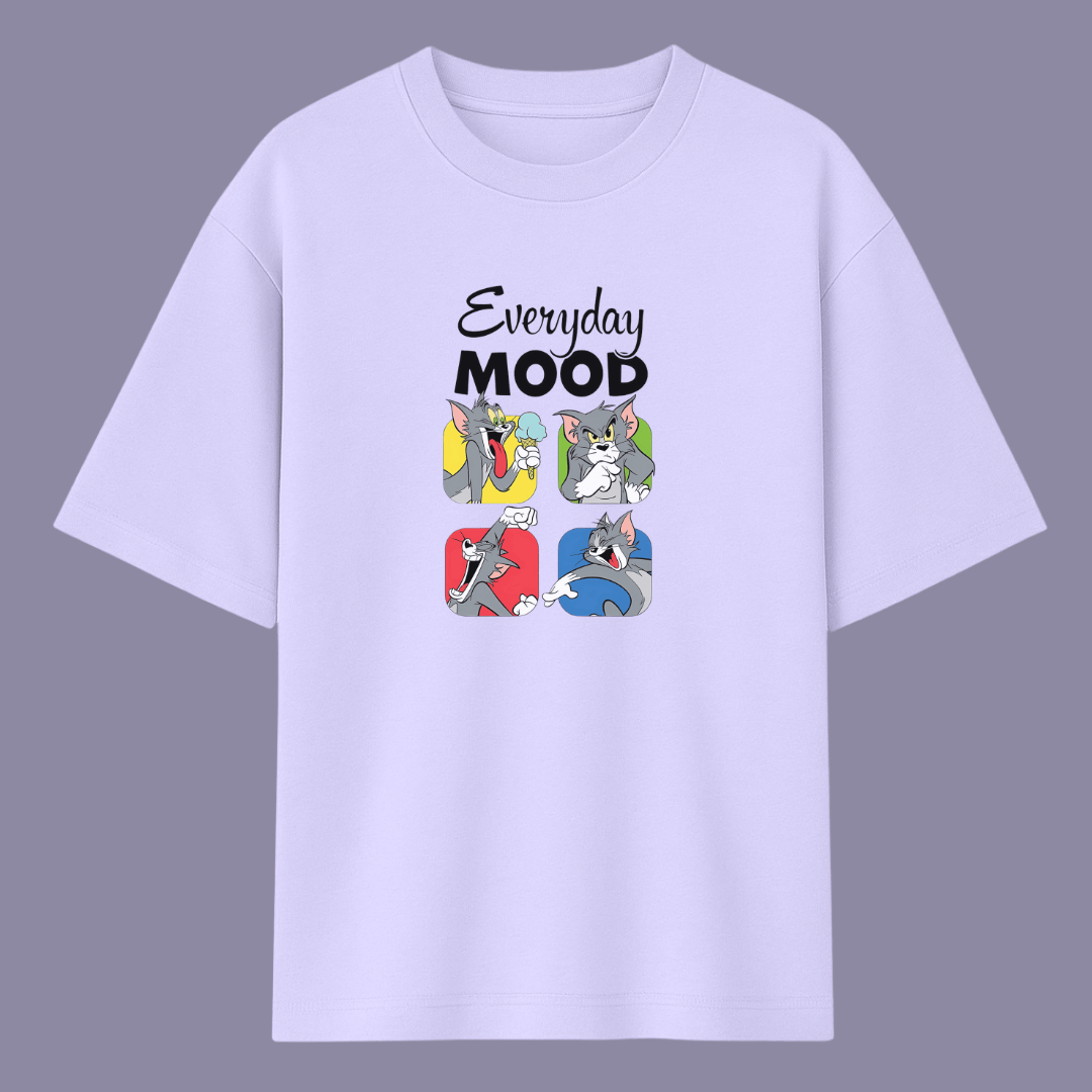 Everyday Mood Oversized T-Shirt for men and women by Words Armor