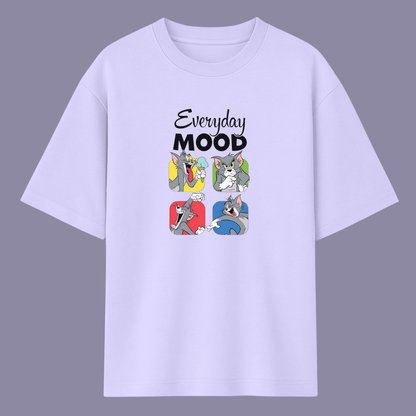 Everyday Mood Oversized T-Shirt for men and women by Words Armor