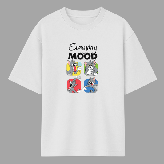 Everyday Mood Oversized T-Shirt for men and women by Words Armor