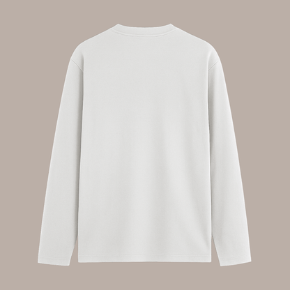 For You a Thousand Times Over Urdu Persian Quote Full Sleeve T-Shirt in White