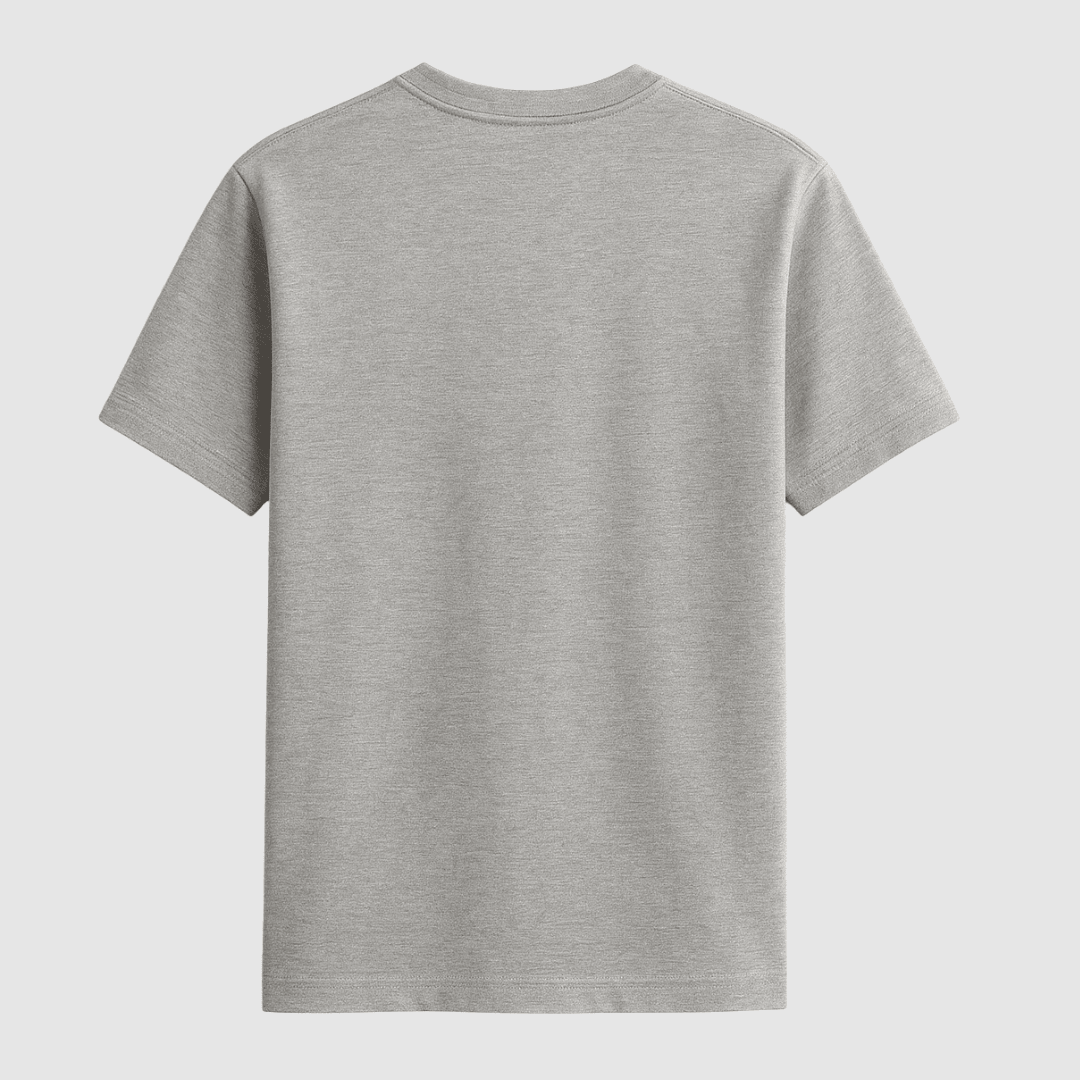 Grind to Glory motivational half sleeve T-shirt in melange grey by Words Armor
