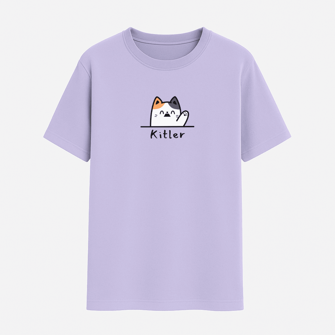 Cat Meme Classic T-Shirt Lavender Multiple Colours
