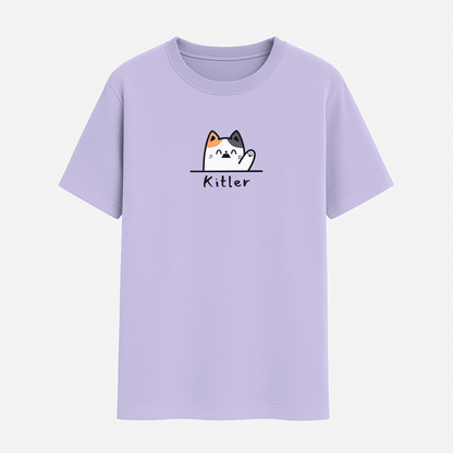 Cat Meme Classic T-Shirt Lavender Multiple Colours