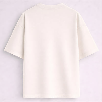 More Risk More Rizq quote oversized off white t-shirt for men and women by Words Armor