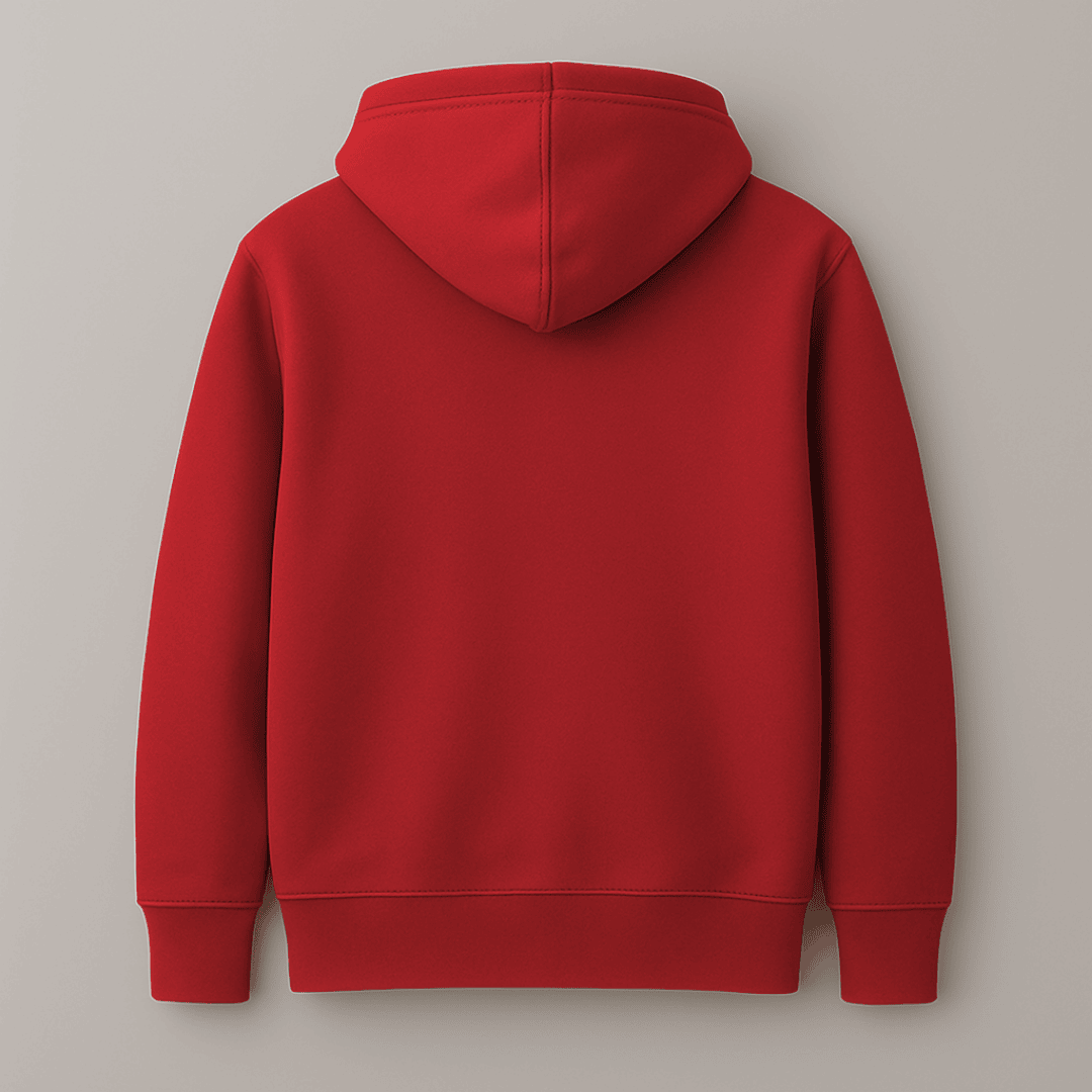 Motivation graphic hoodie in red and royal blue by Words Armor