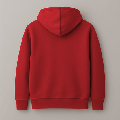 Motivation graphic hoodie in red and royal blue by Words Armor