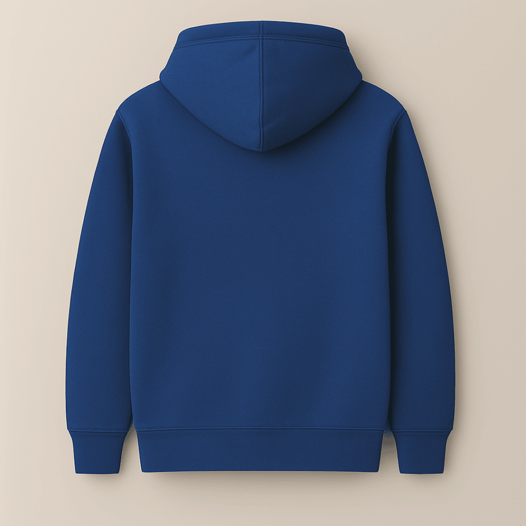 Motivation graphic hoodie in red and royal blue by Words Armor