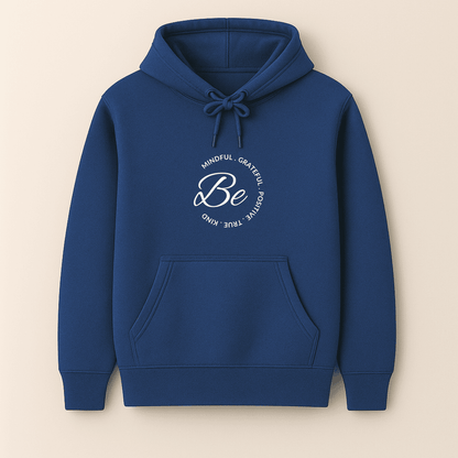 Motivation graphic hoodie in red and royal blue by Words Armor