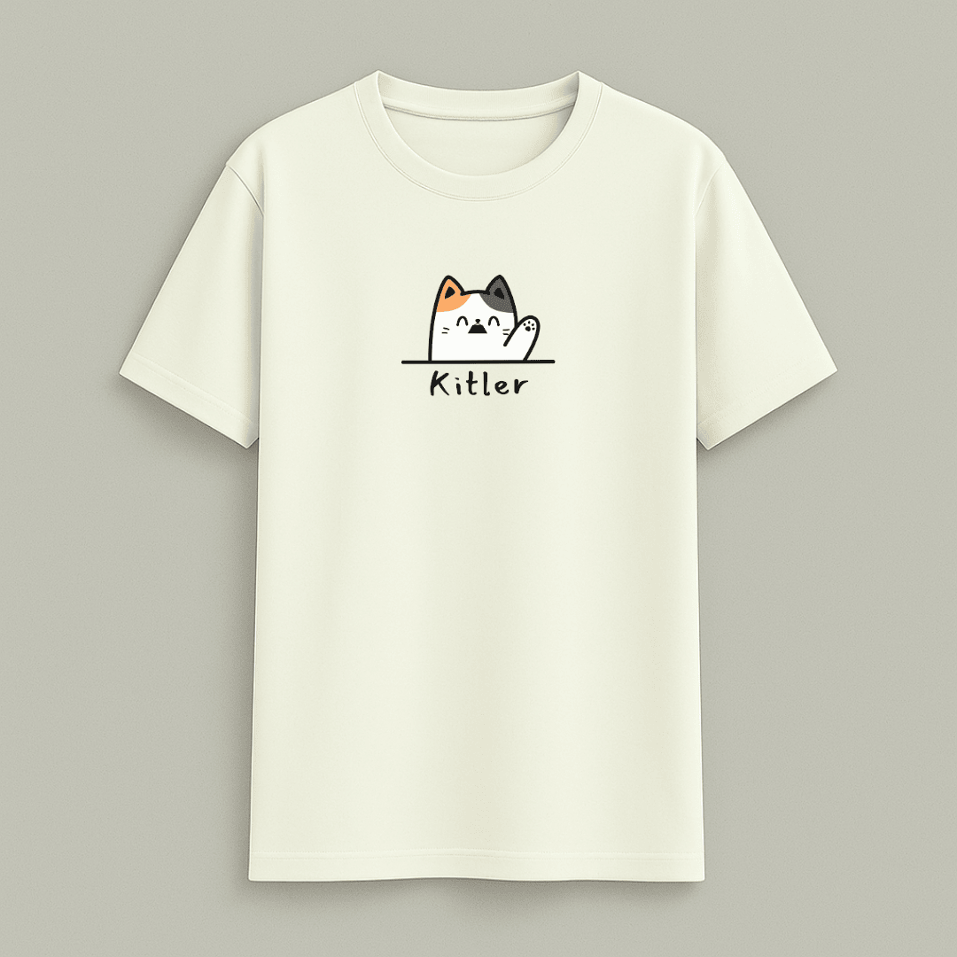 Cat Meme Classic T-Shirt Off White Multiple Colours