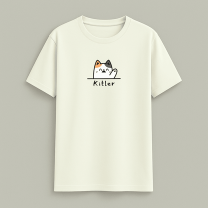 Cat Meme Classic T-Shirt Off White Multiple Colours