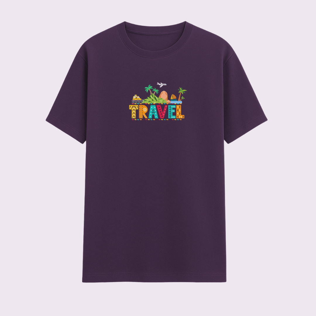 Travel Adventure T-Shirt Purple – Words Armor