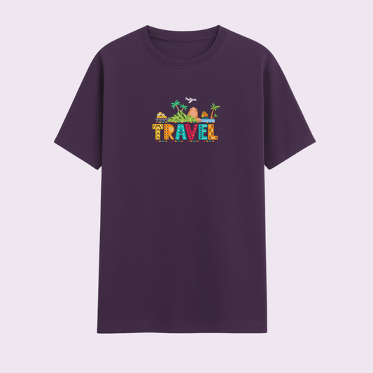 Travel Adventure T-Shirt Purple – Words Armor