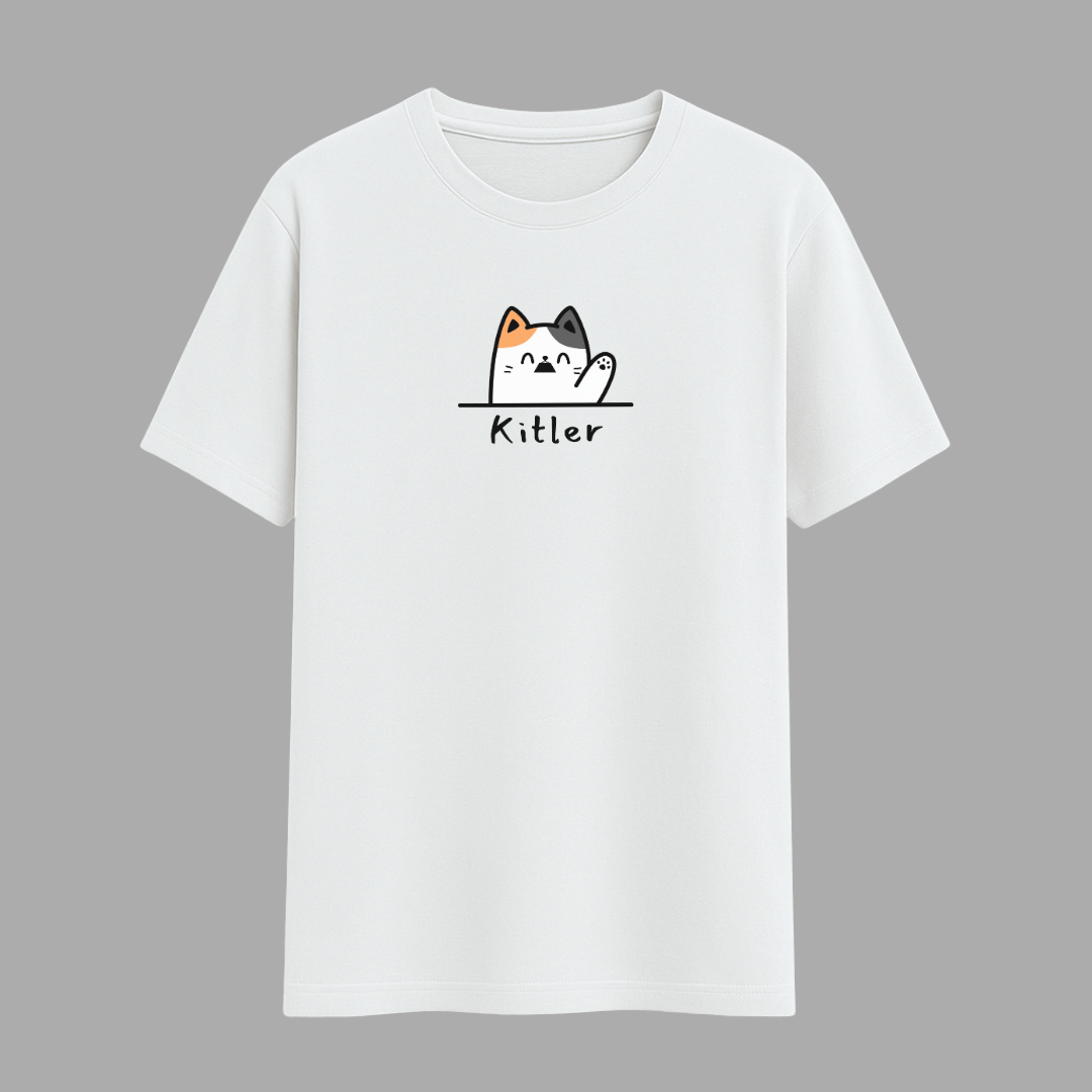 Cat Meme Classic T-Shirt White Multiple Colours