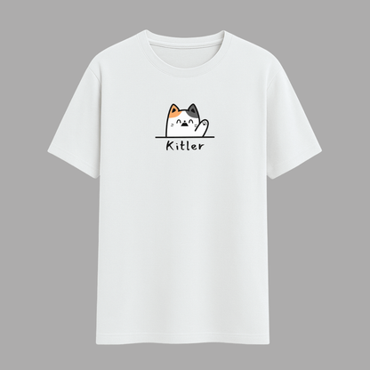 Cat Meme Classic T-Shirt White Multiple Colours