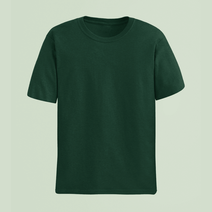 Words Armor bottle green plain classic half sleeve tshirt front view – unisex fit