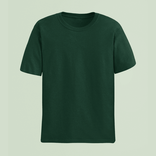 Words Armor bottle green plain classic half sleeve tshirt front view – unisex fit