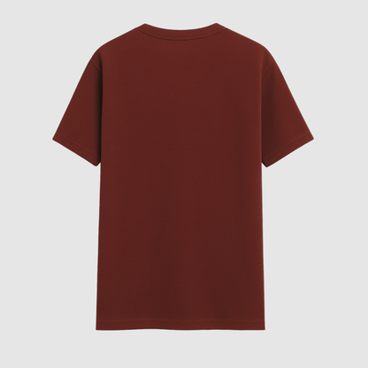 Brown t-shirt on a light gray background wordsarmor