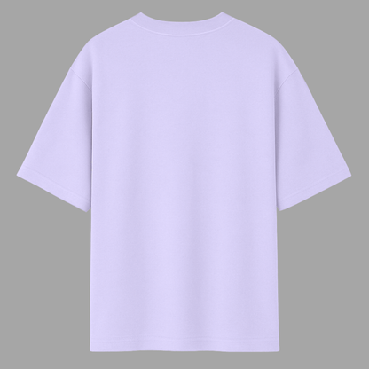 Lavender light purple t-shirt on a gray background wordsarmor