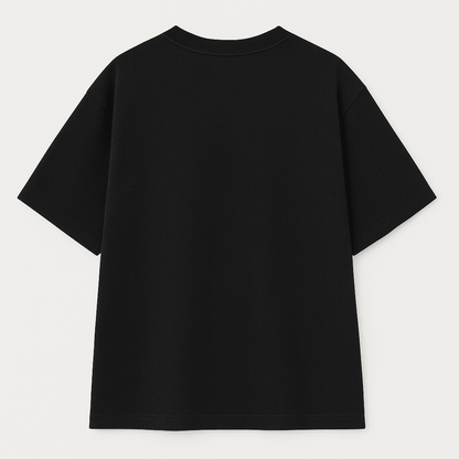 Black t-shirt on a white background wordsarmor