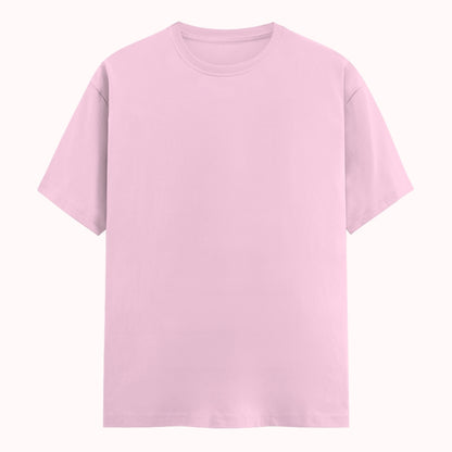 Words Armor solid plain baby pink t shirt front view for men and women