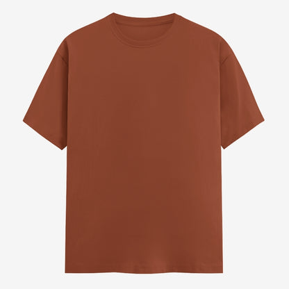 Words Armor solid plain copper t shirt front view for men and women