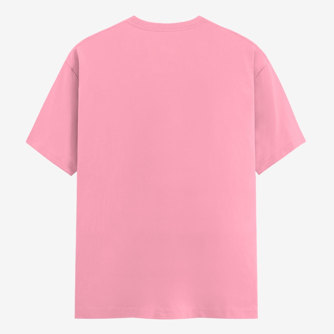 Words Armor solid plain flamingo t shirt back view for men and women