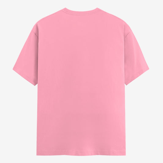 Words Armor solid plain flamingo t shirt back view for men and women