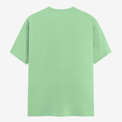Words Armor solid plain jade t shirt back view for men and women