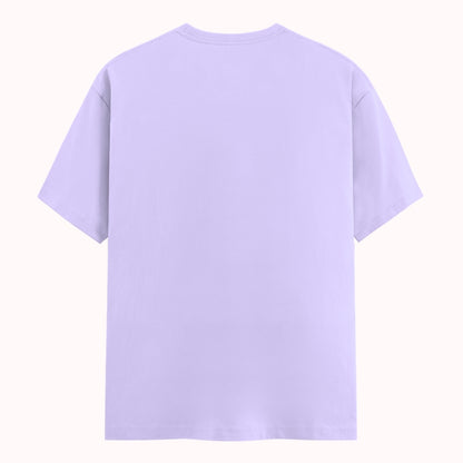 Words Armor solid plain lavender t shirt back view for men and women