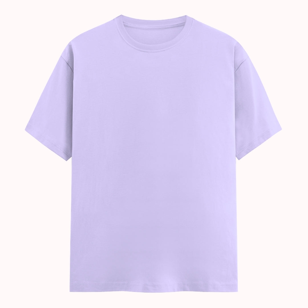 Words Armor solid plain lavender t shirt front view for men and women