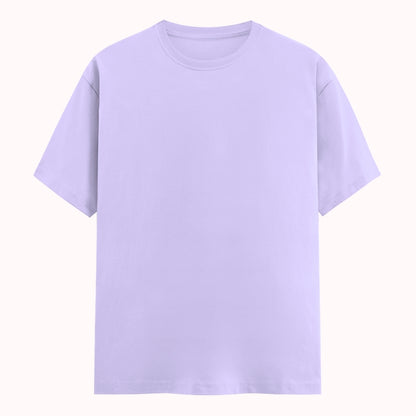 Words Armor solid plain lavender t shirt front view for men and women