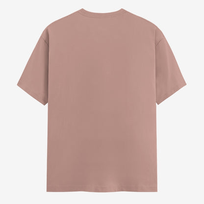 Words Armor solid plain mushroom t shirt back view for men and women