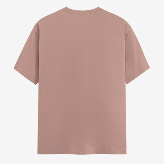 Words Armor solid plain mushroom t shirt back view for men and women