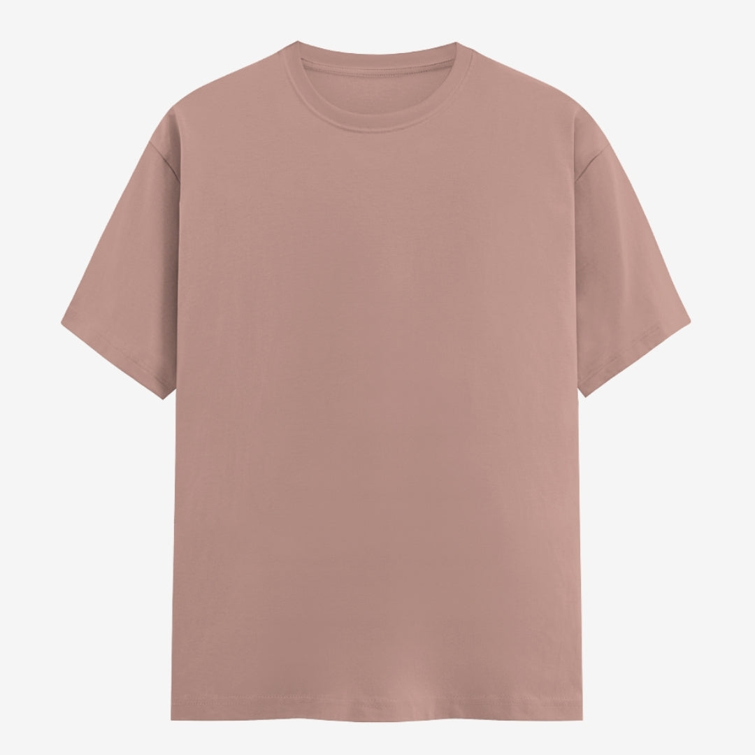 Words Armor solid plain mushroom t shirt front view for men and women