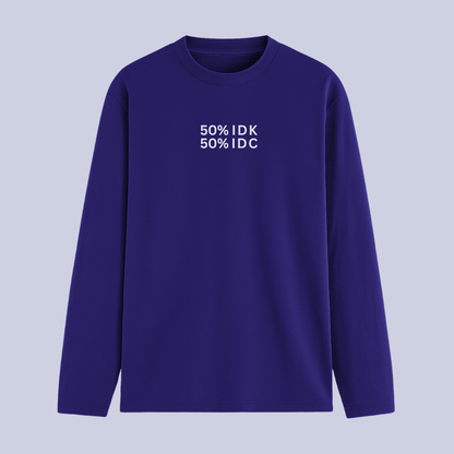 Purple long-sleeve shirt with text on a light purple background wordsarmor