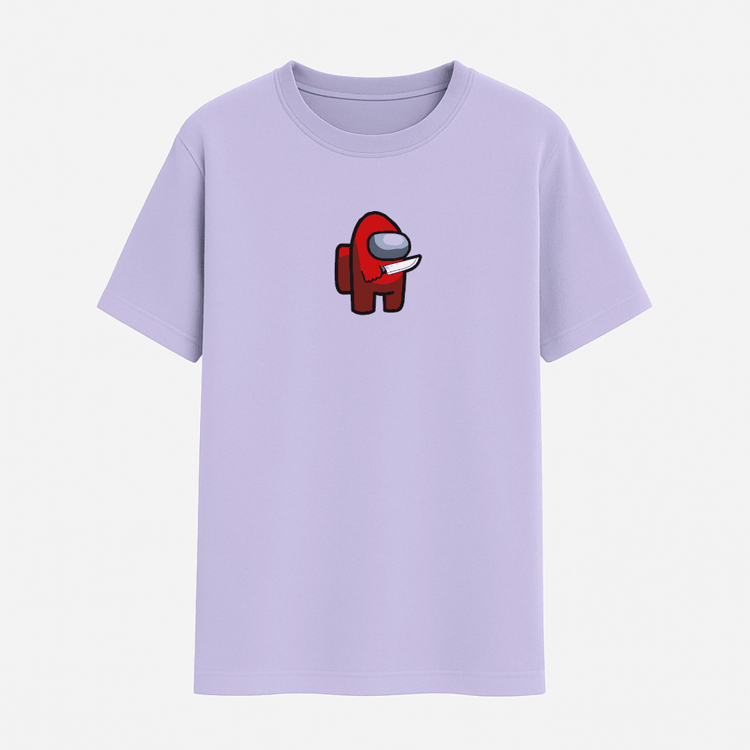 WordsArmor Among Us classic t-shirt lavender front mockup