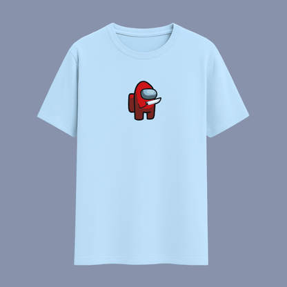WordsArmor Among Us classic t-shirt light blue front mockup