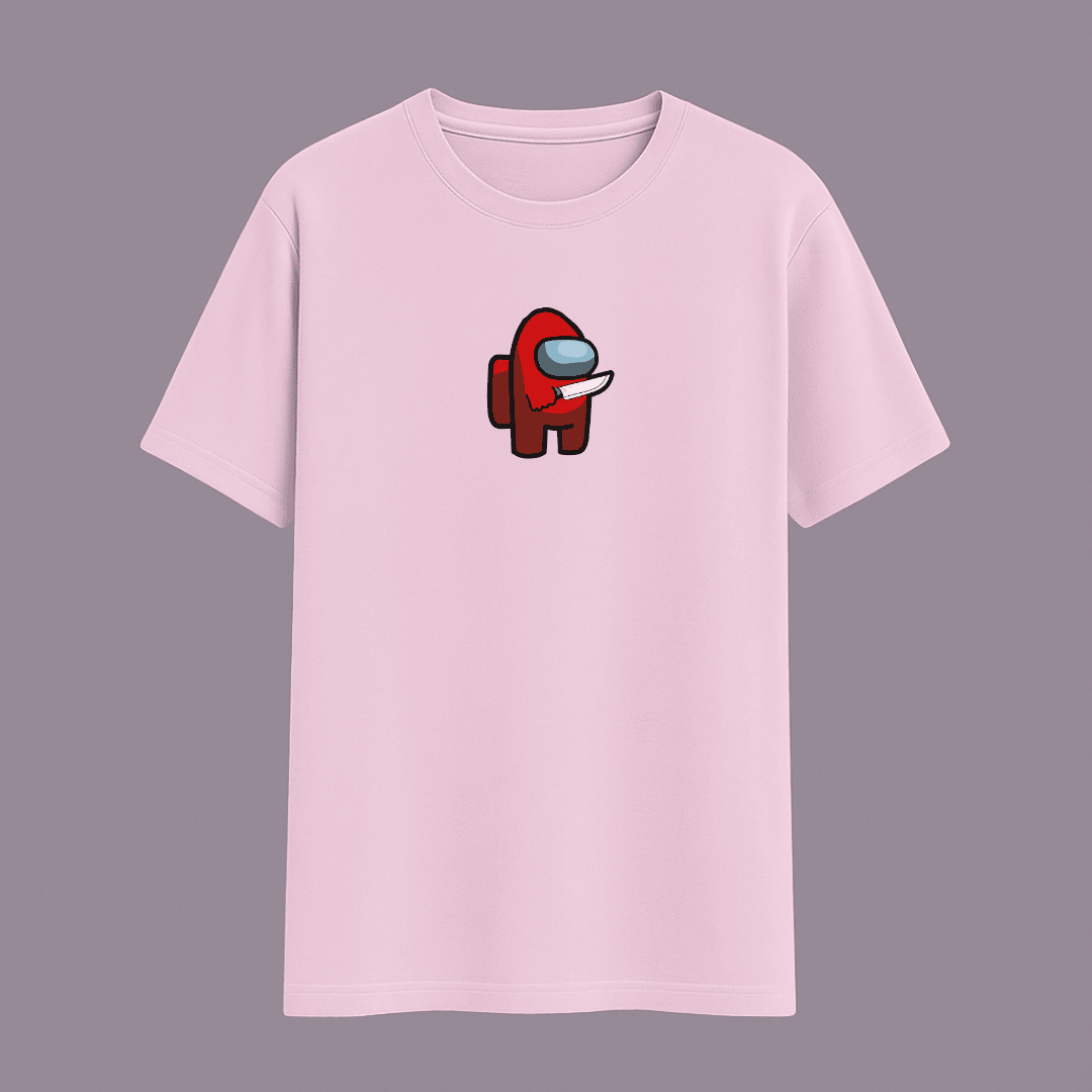 WordsArmor Among Us classic t-shirt light pink front mockup