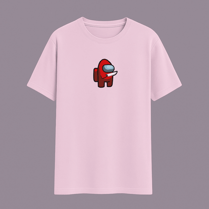 WordsArmor Among Us classic t-shirt light pink front mockup