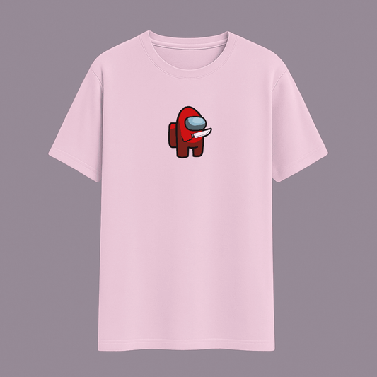 WordsArmor Among Us classic t-shirt light pink front mockup