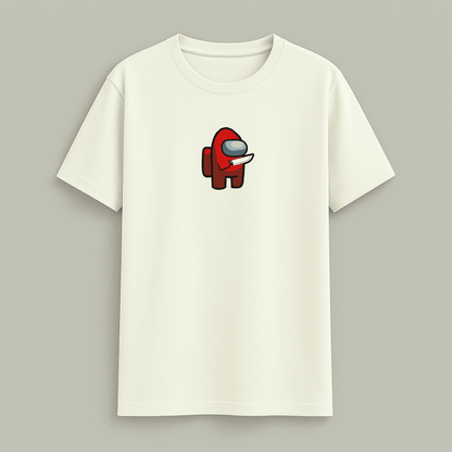 WordsArmor Among Us classic t-shirt off white front mockup