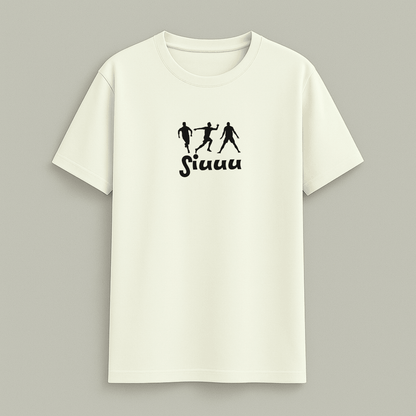 Ronaldo Siuuu classic t-shirt by Words Armor premium cotton for men and women